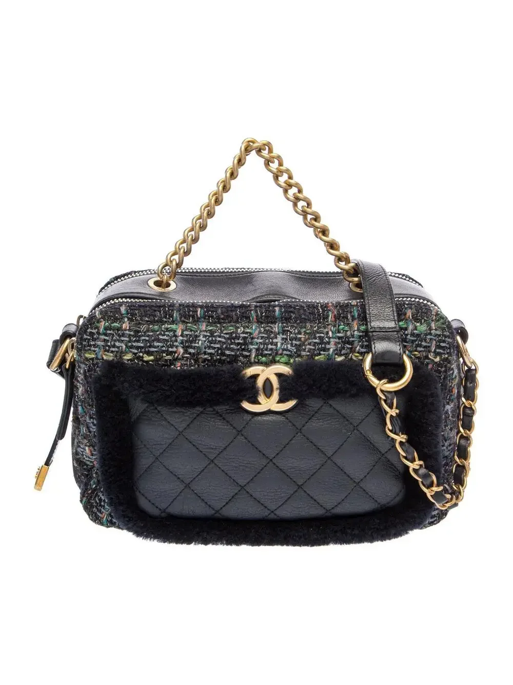 Chanel Tweed Camera Case #341196C22B